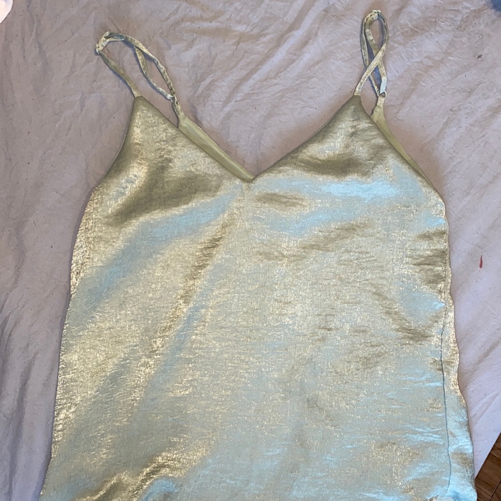 Spaghetti strap dress up shirt